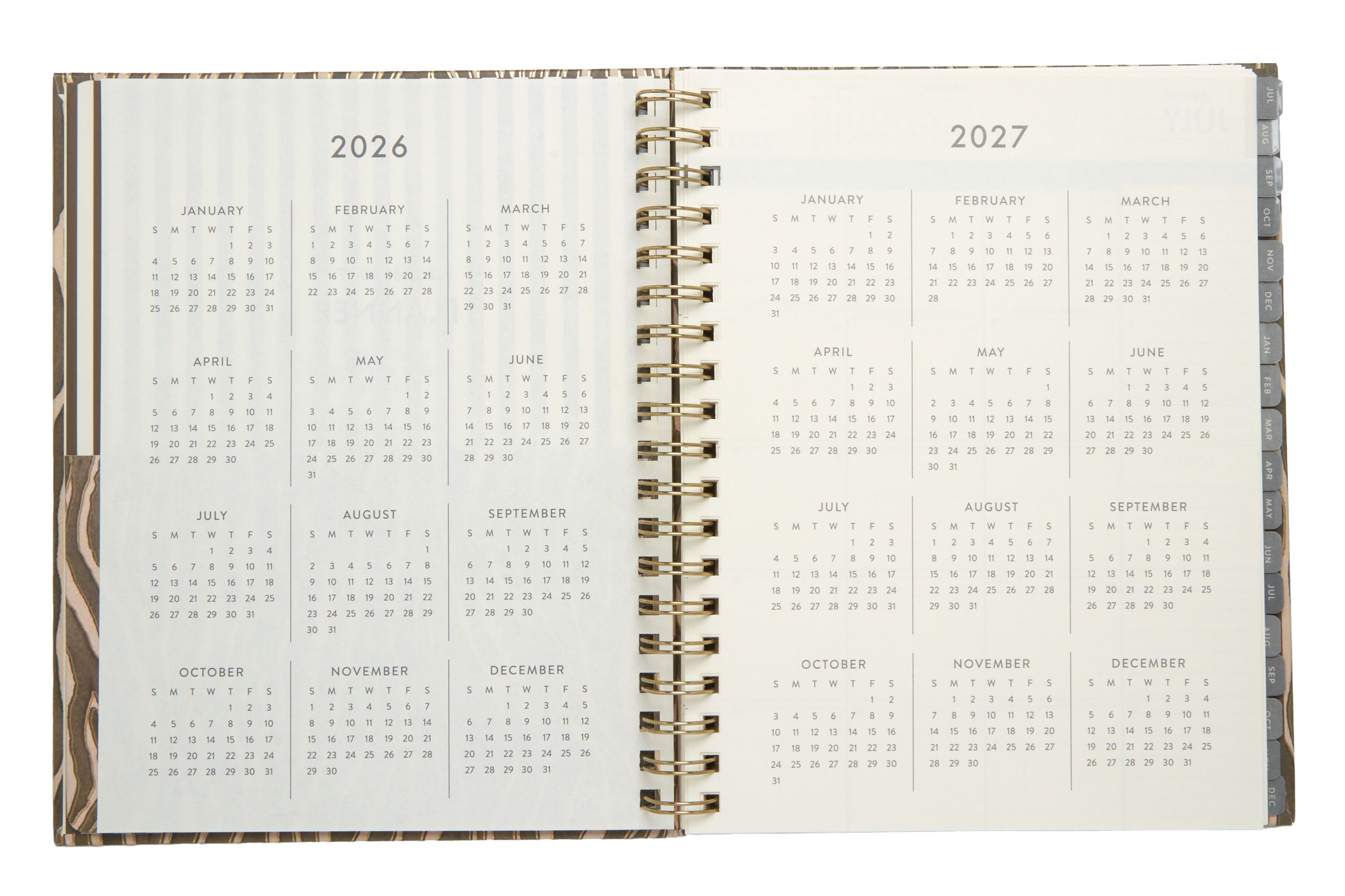 2026–2027 Academic Planner | 18 Month | 8" × "10" | Animal Print