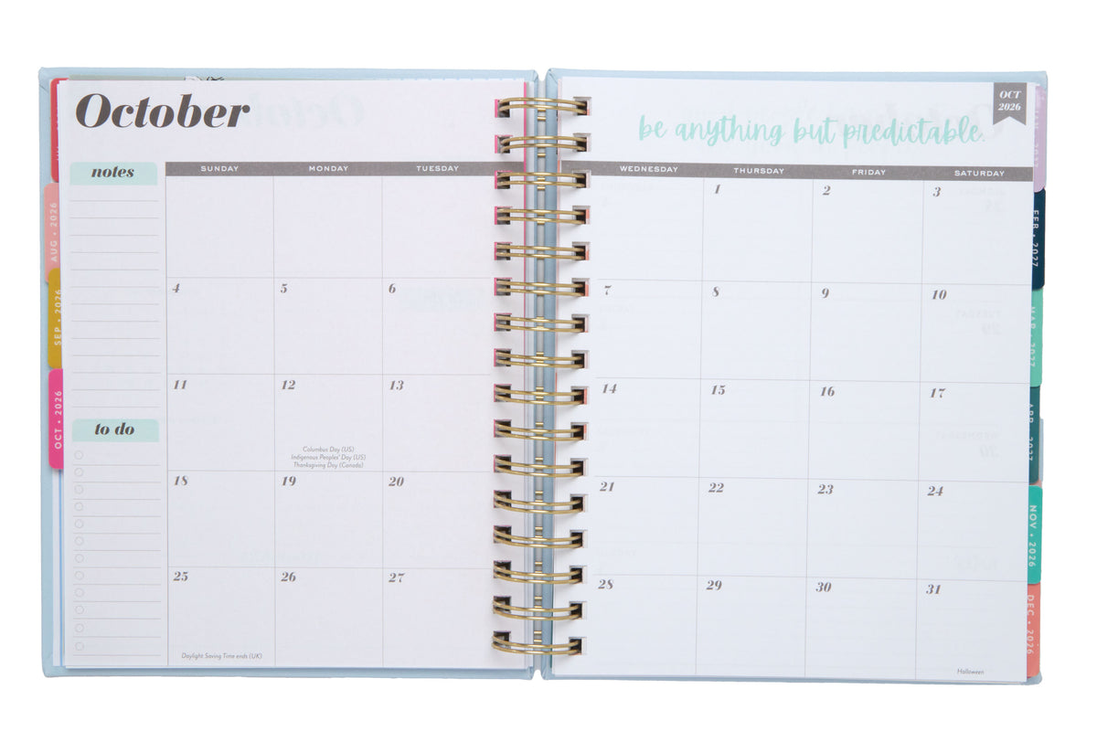 2026–2027 Academic Planner | 18 Month | 7" × "9" | Blue