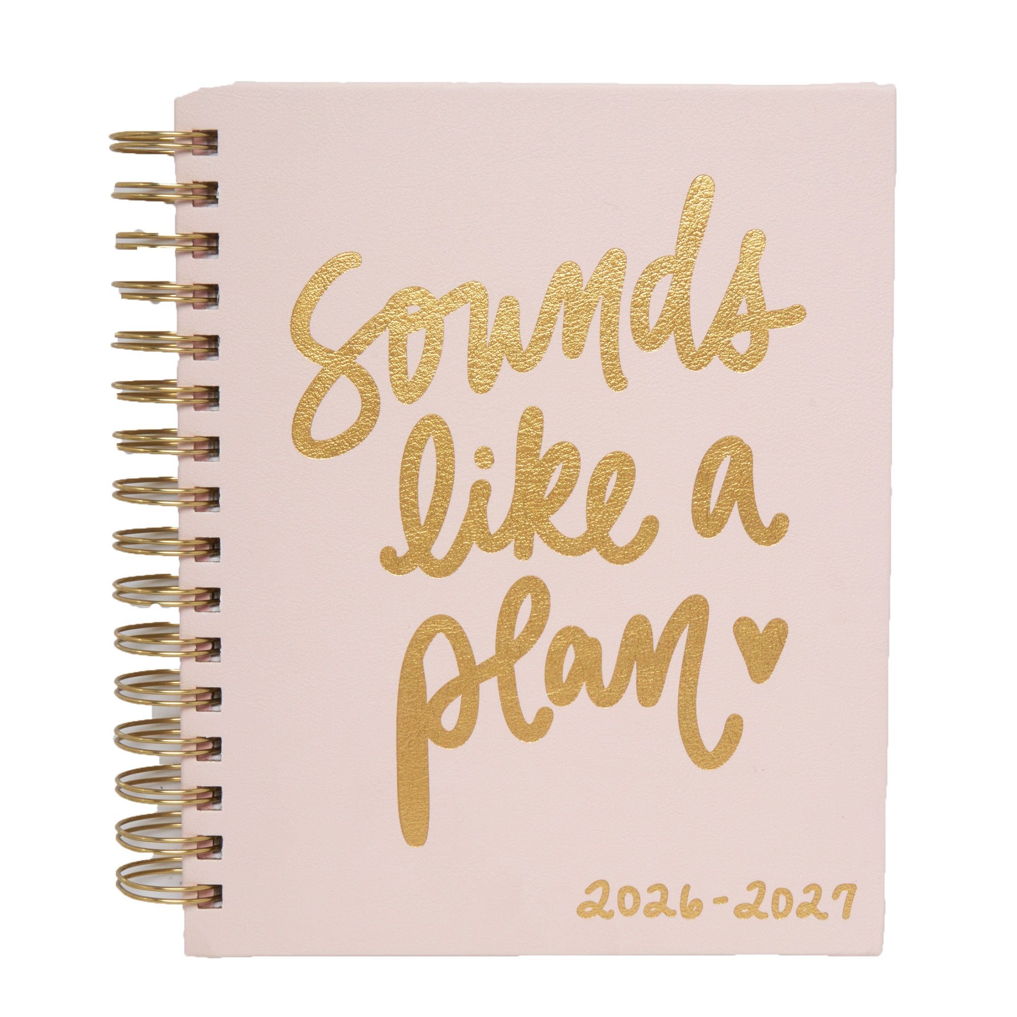 2026–2027 Academic Planner | 18 Month | 7" × "9" | Pink Gold