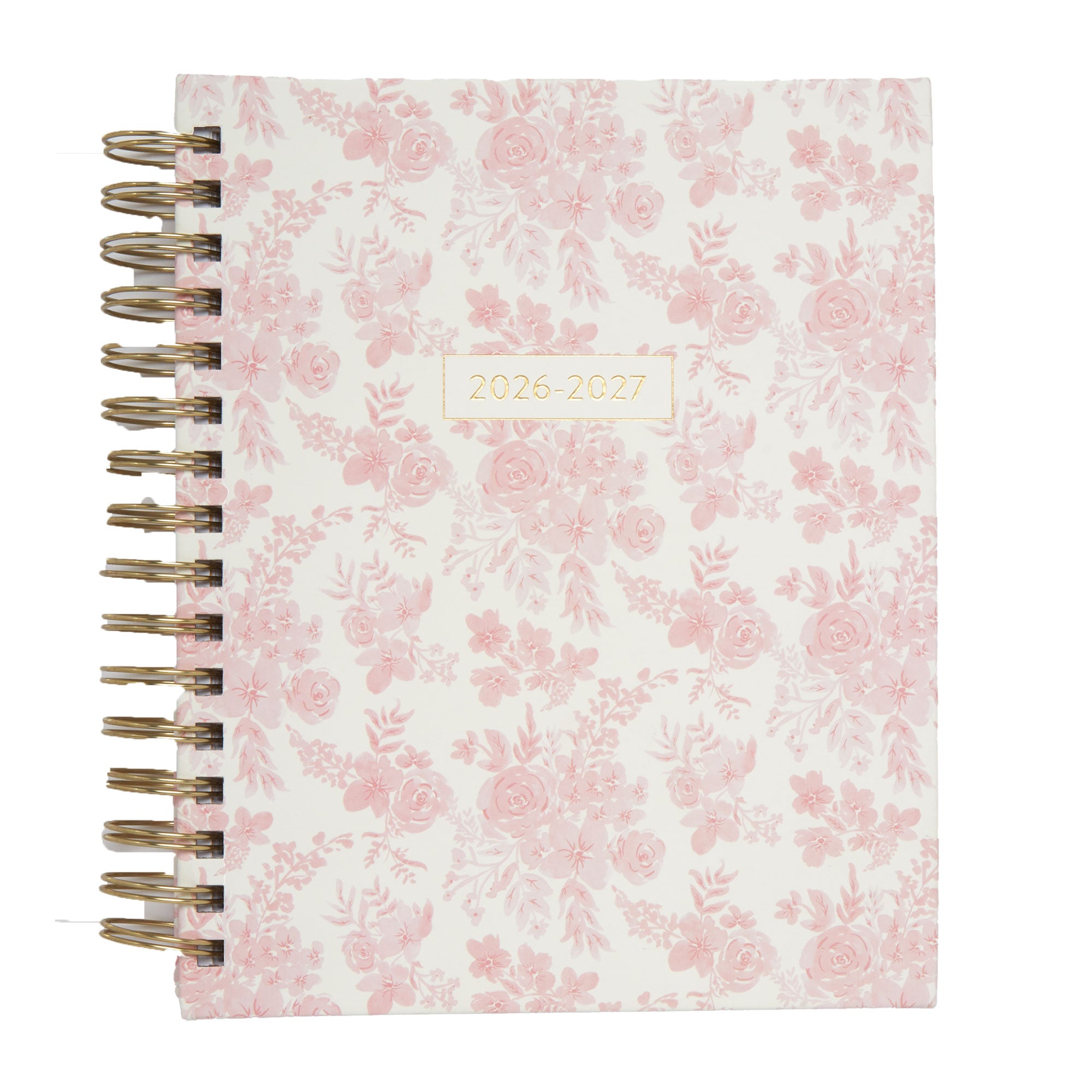 2026–2027 Academic Planner | 18 Month | 7" × "9" | Pink Roses