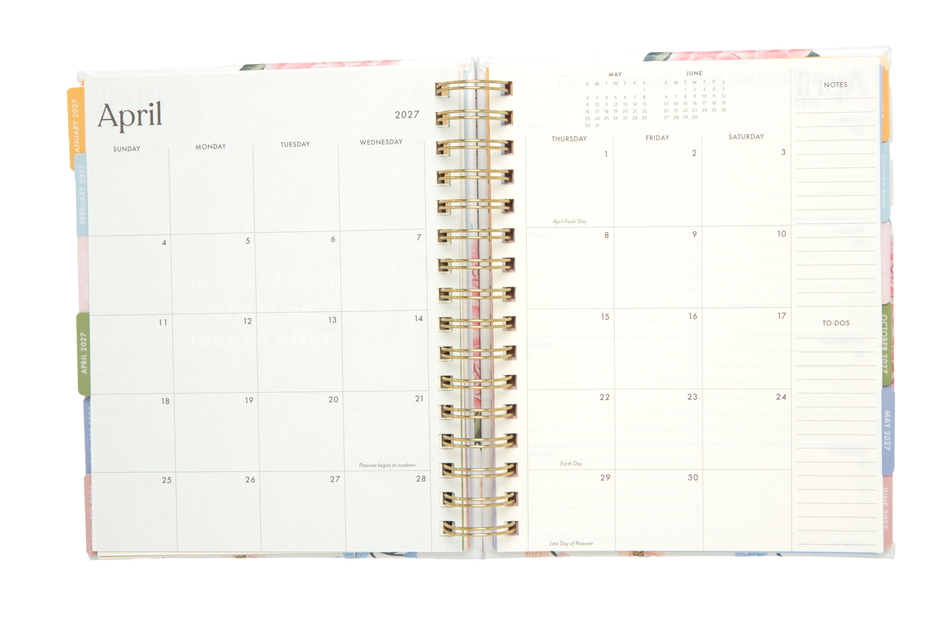 2026–2027 Academic Planner | 18 Month | 7" × "9" | Pink Floral