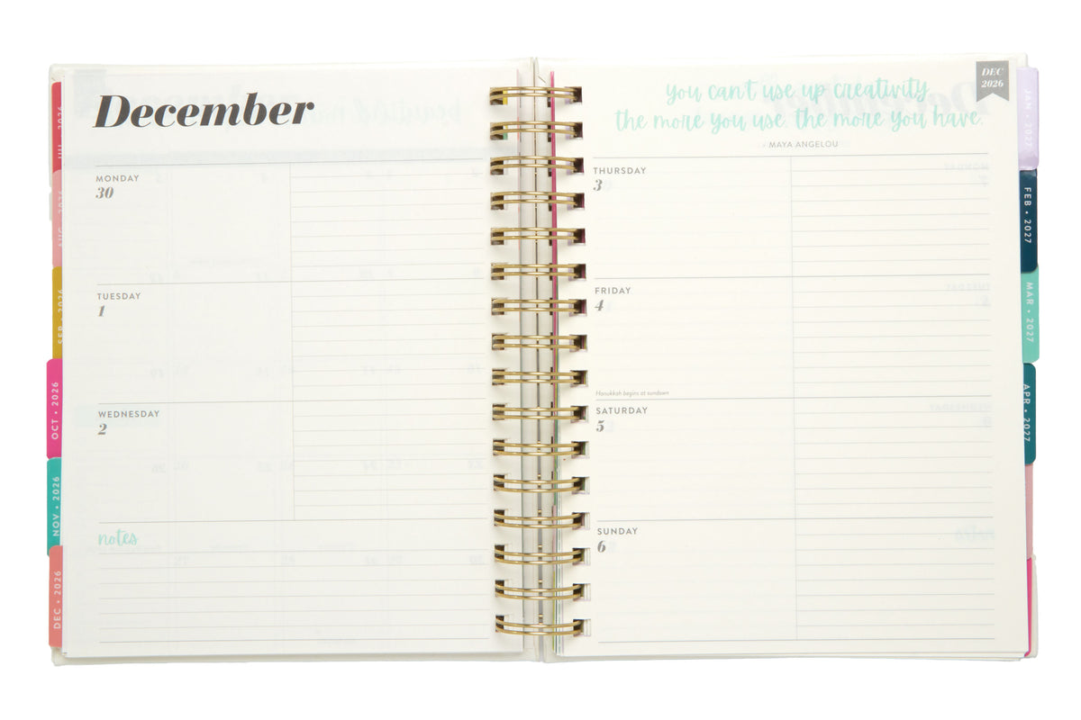 2026–2027 Academic Planner | 18 Month | 7" × "9" | Ivory Magic
