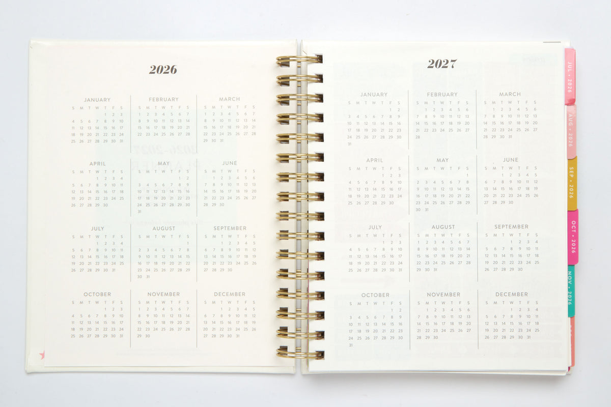 2026–2027 Academic Planner | 18 Month | 7" × "9" | Ivory Magic