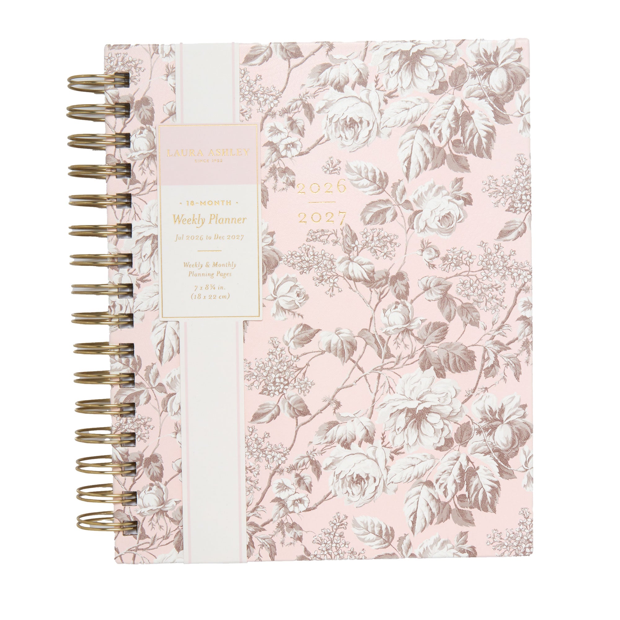 Laura Ashley 2026–2027 Academic Planner | 18 Month | 7" × "9" | Brompton