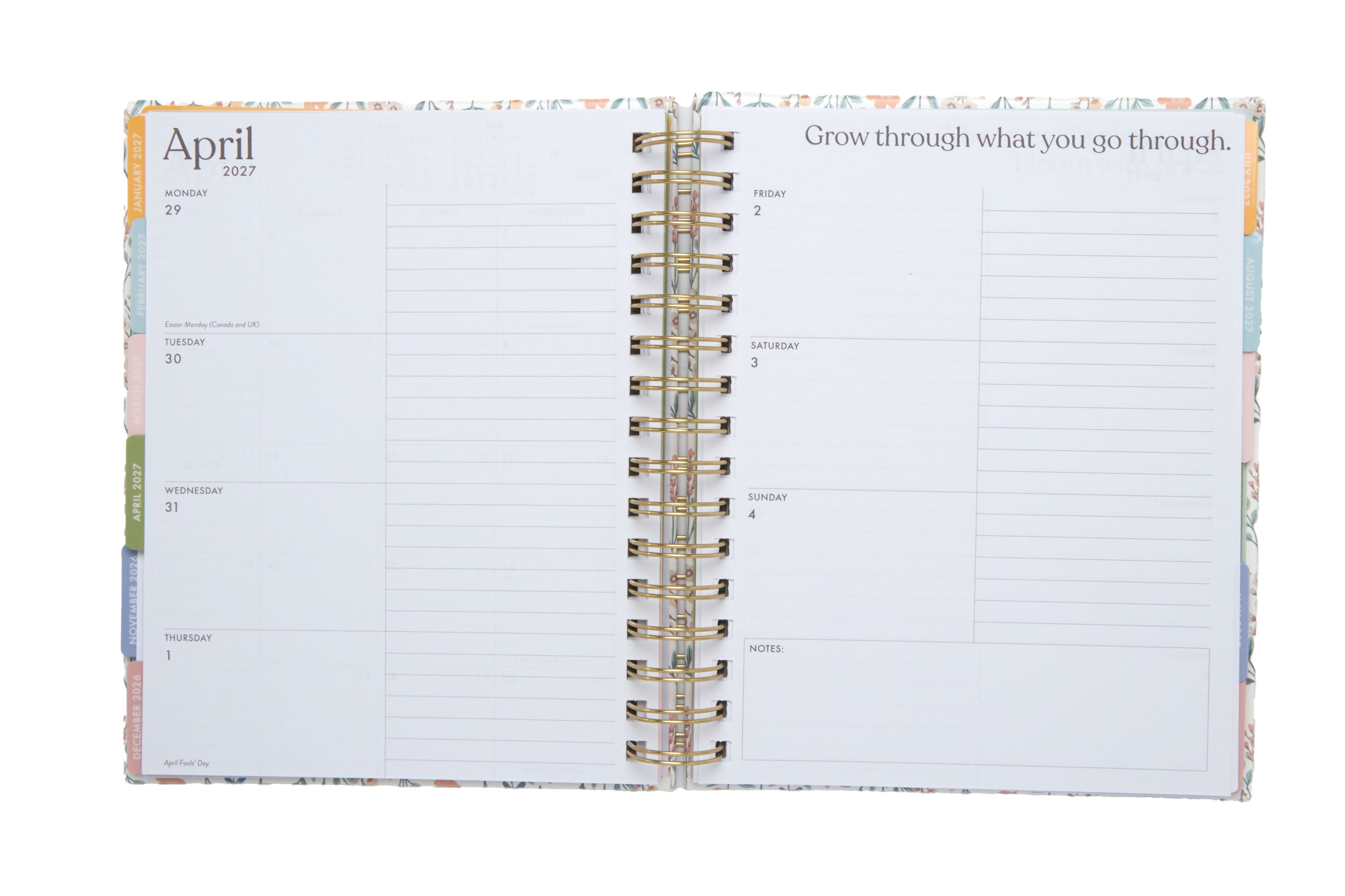 2026–2027 Academic Planner | 18 Month | 7" × "9" | Bloom Floral