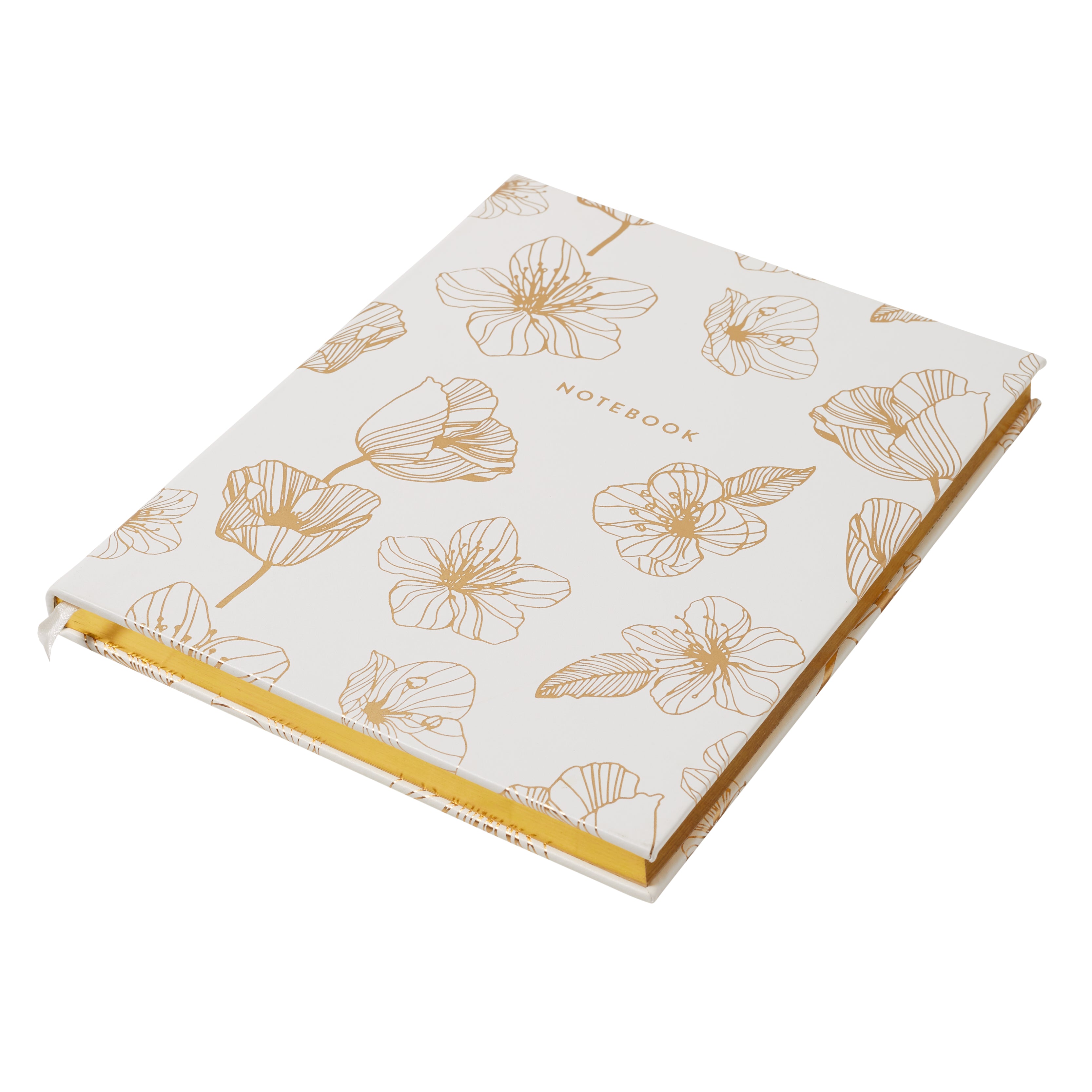 Gilded Floral Desk Journal