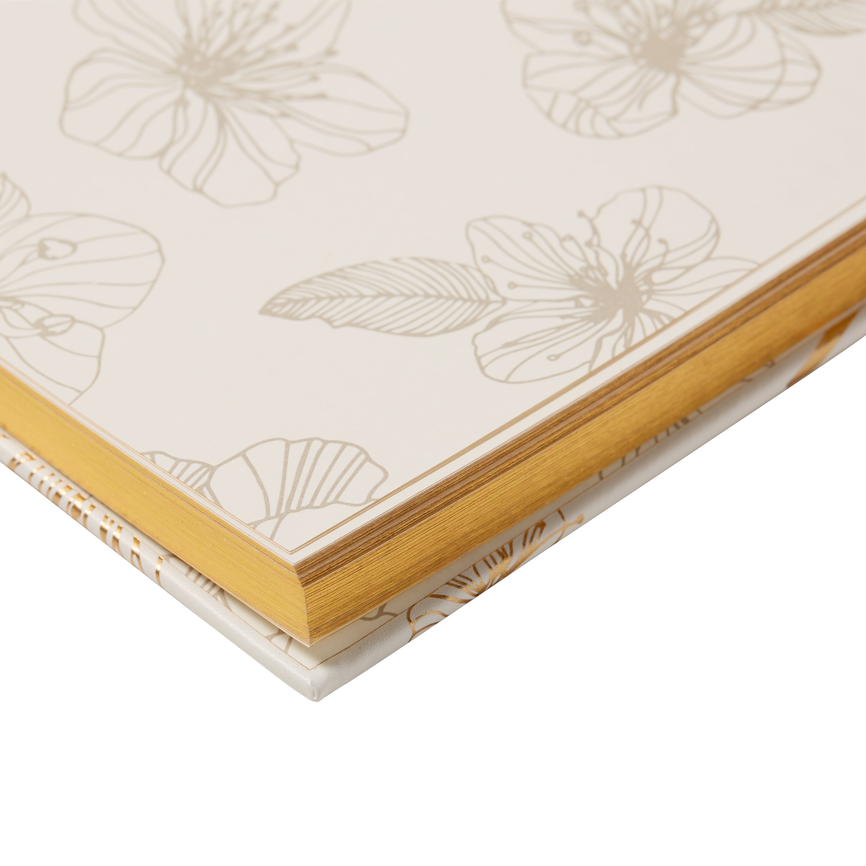 Gilded Floral Desk Journal