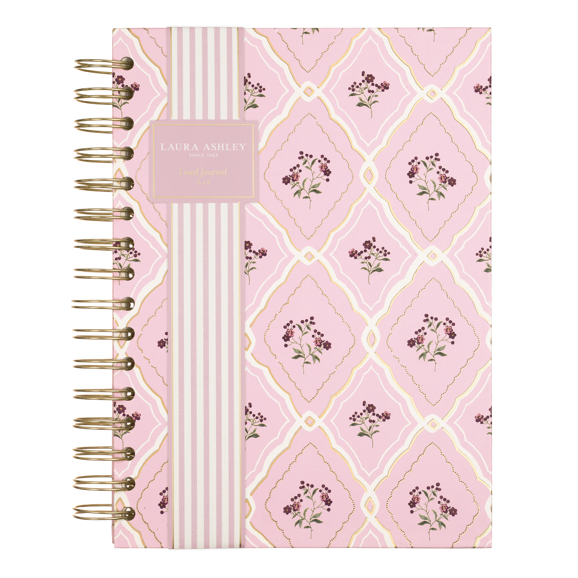 Laura Ashley Heritage Blooms Vintage Spiral Notebook