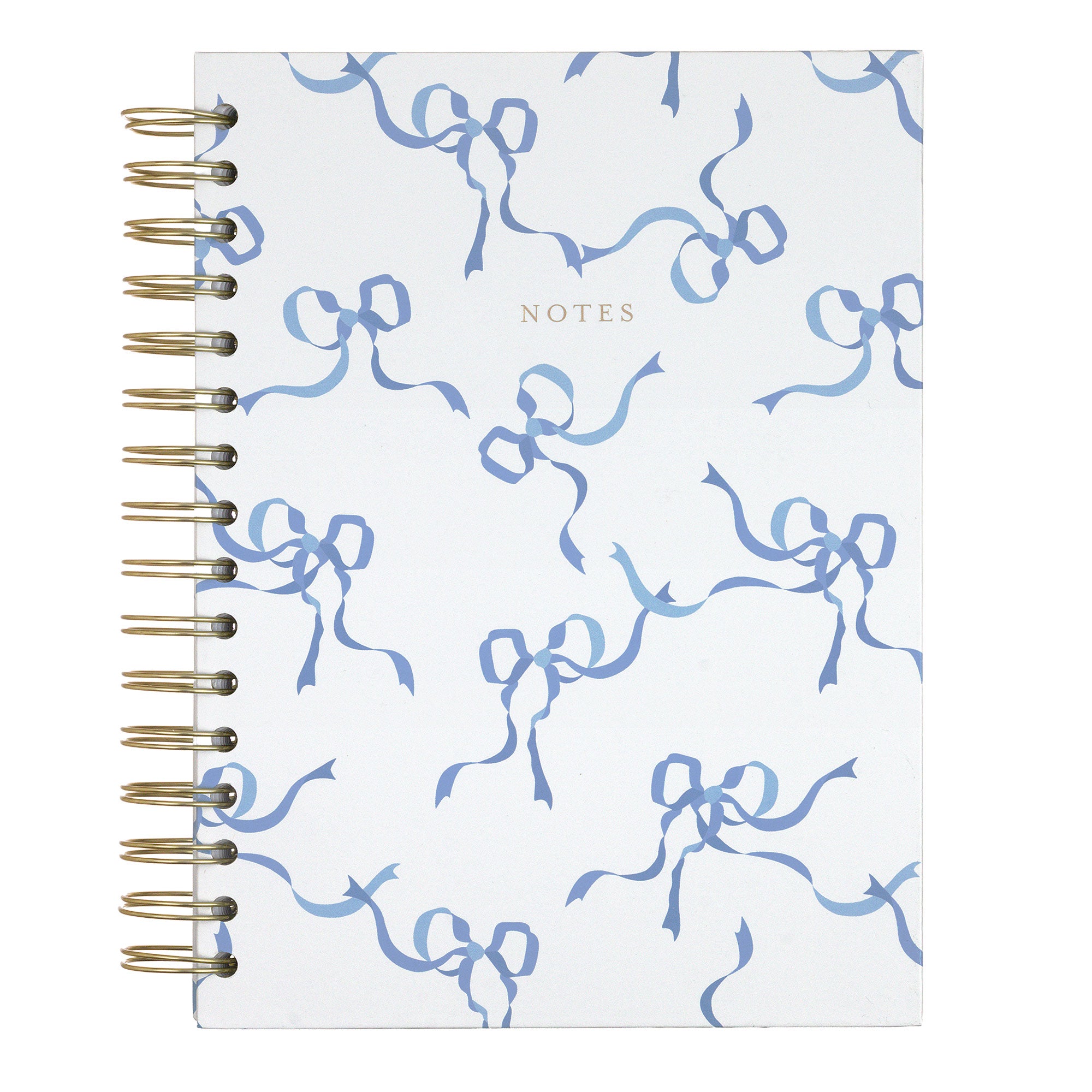 Laura Ashley Heirloom Cottage Blue Bows Spiral Notebook