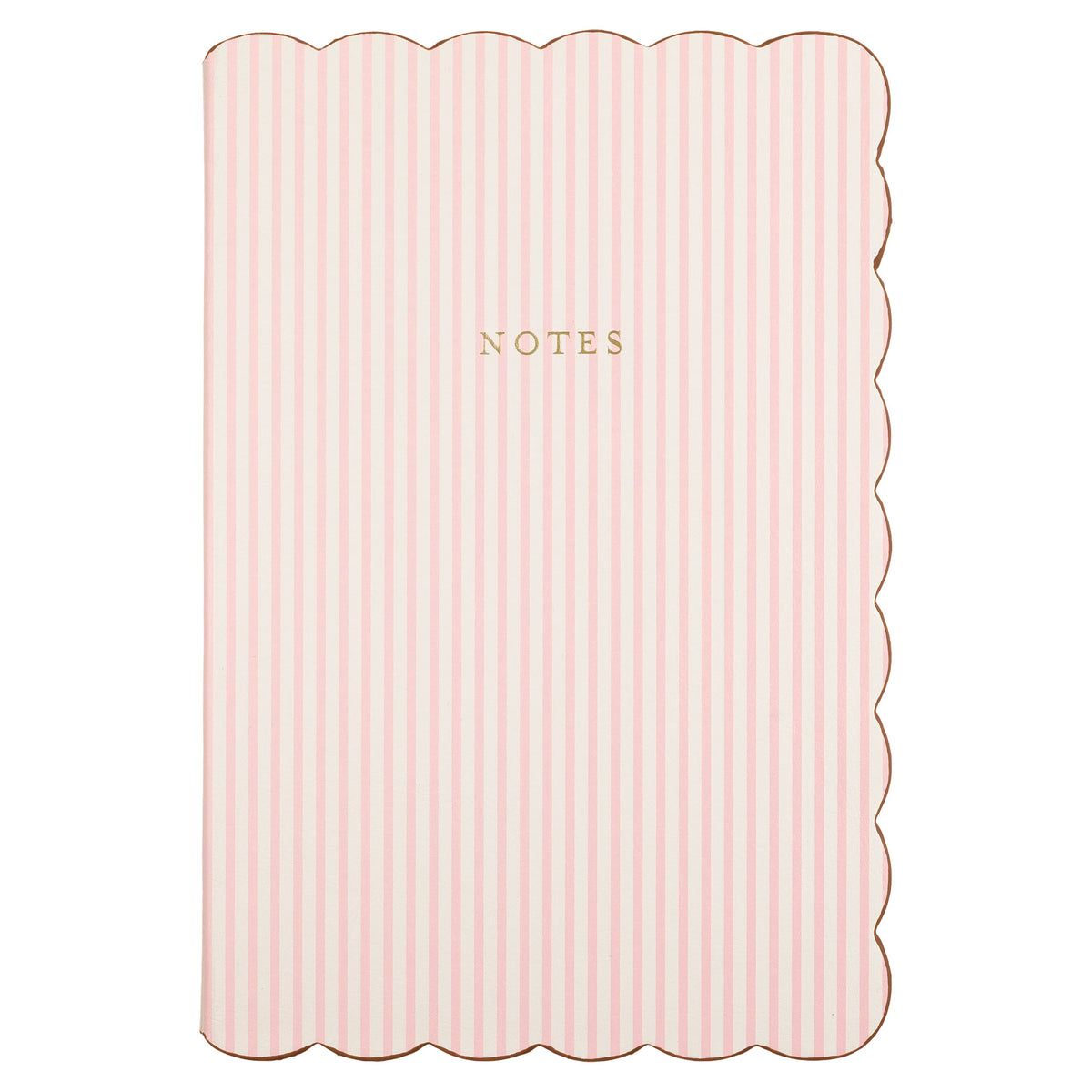 Laura Ashley Romantic Cottage Stripe Scalloped Journal | 6" x 8"