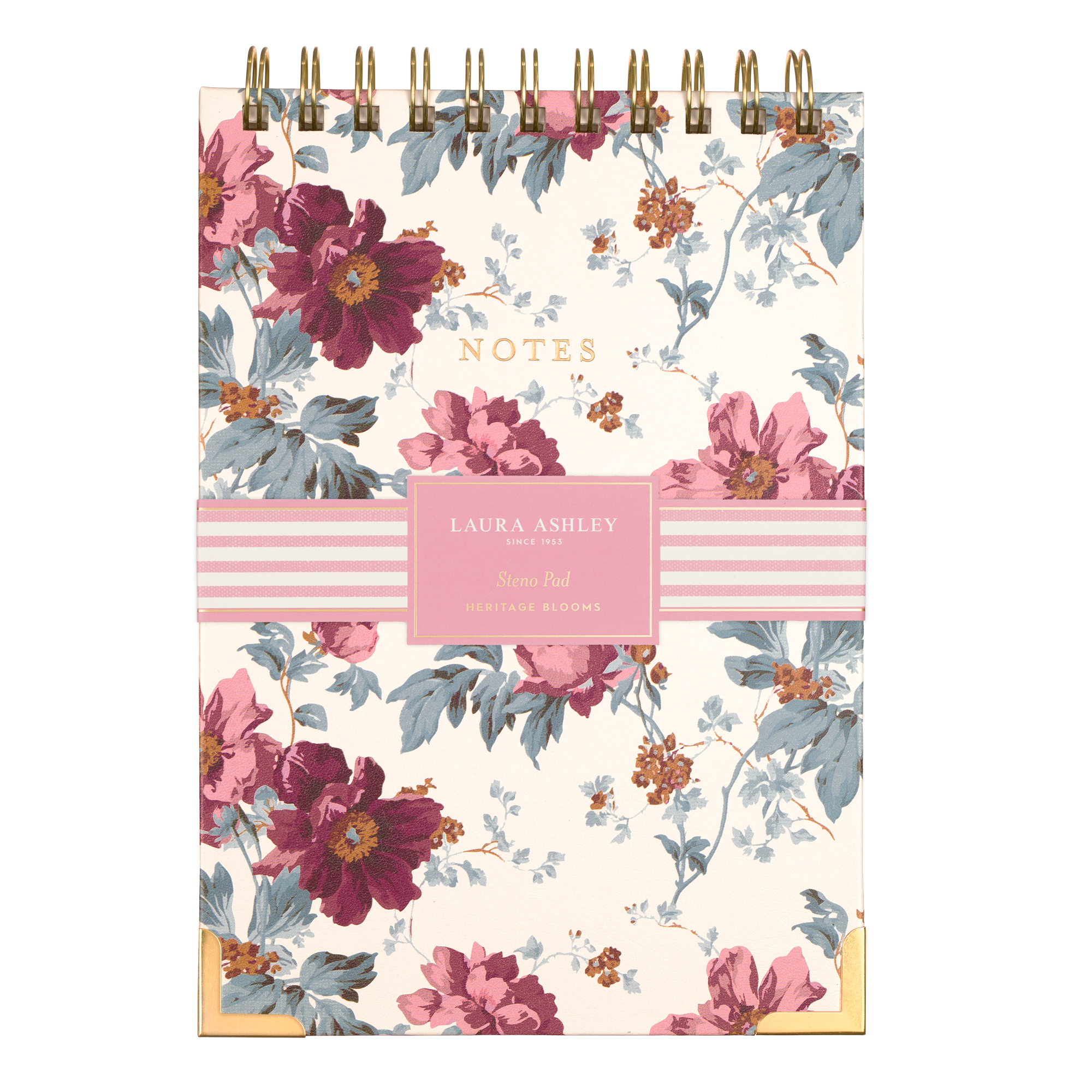 Laura Ashley Heritage Blooms Floral Steno Pad