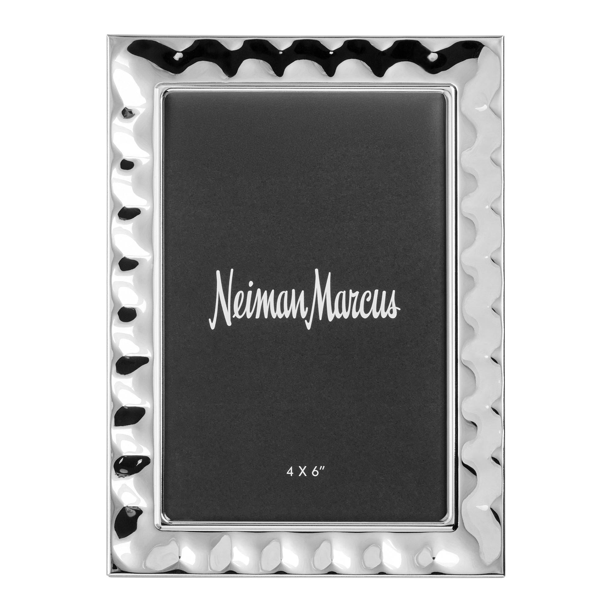 Neiman Marcus Silver Hammered Picture Frame | 4'' x 6''