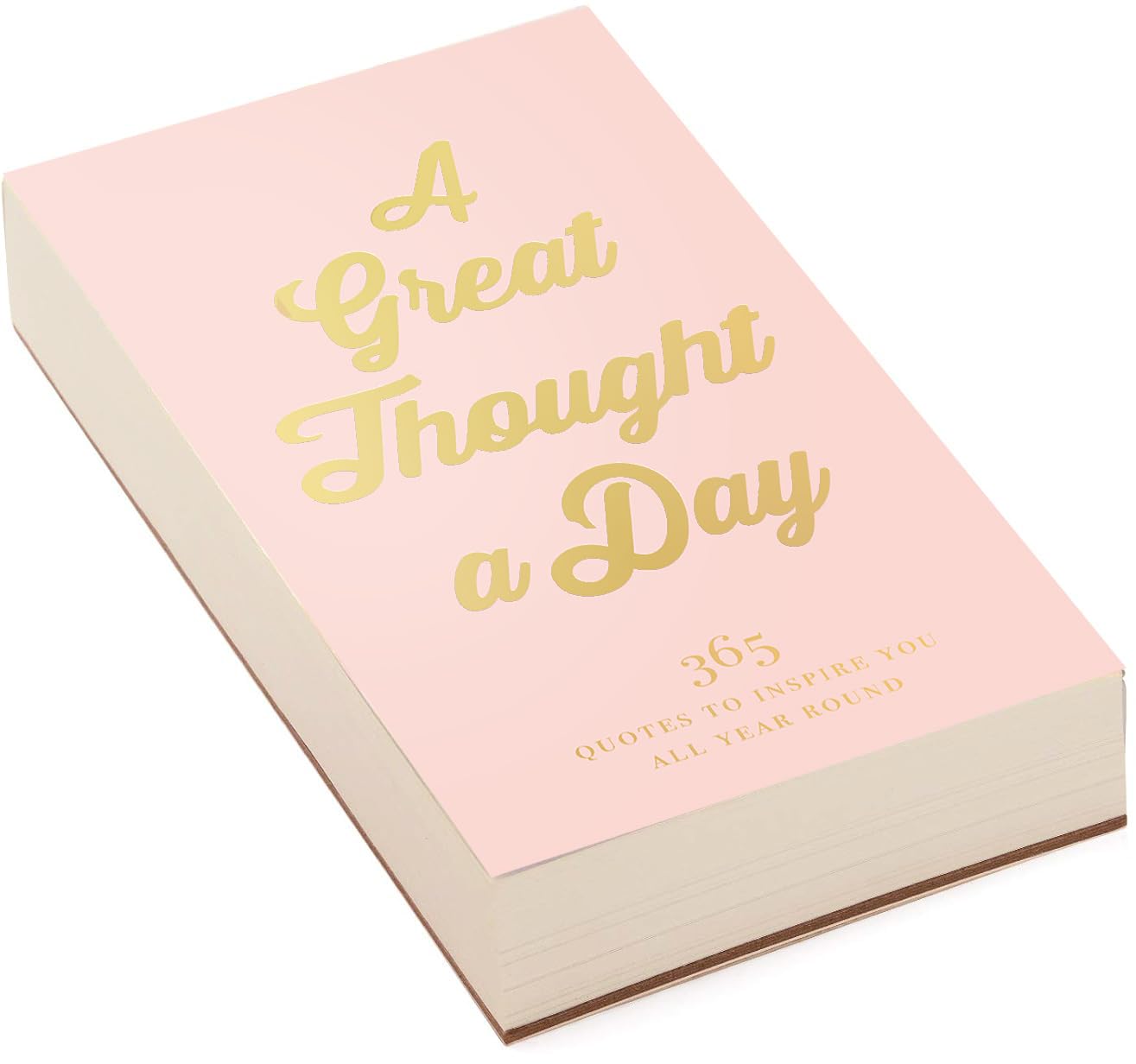A Great Thought A Day Classic Pink Notepad