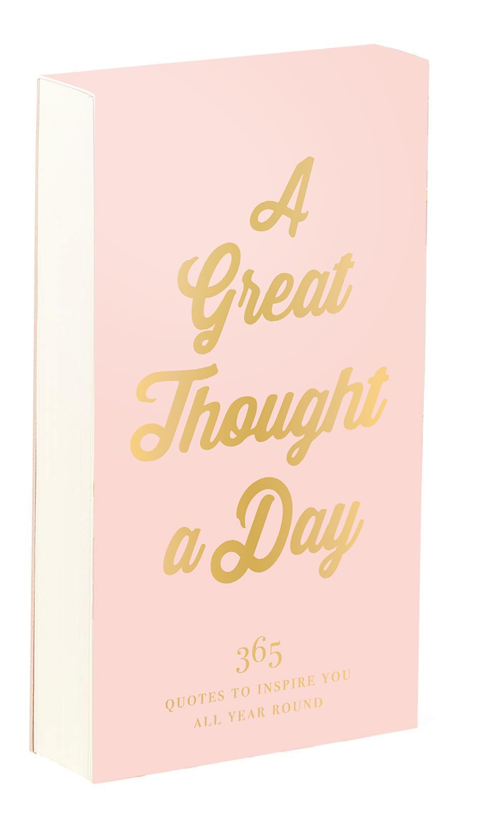 A Great Thought A Day Classic Pink Notepad