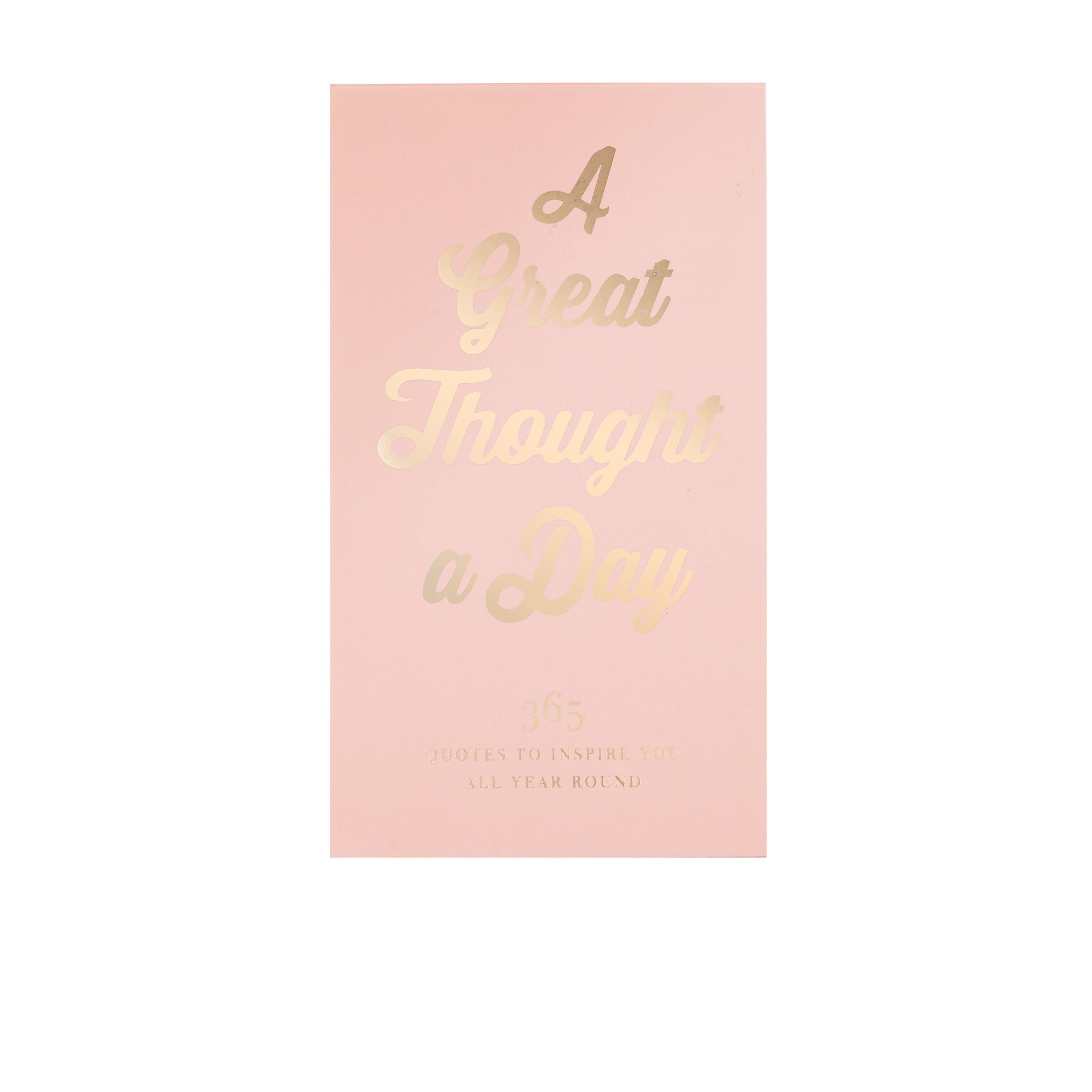 A Great Thought A Day Classic Pink Notepad
