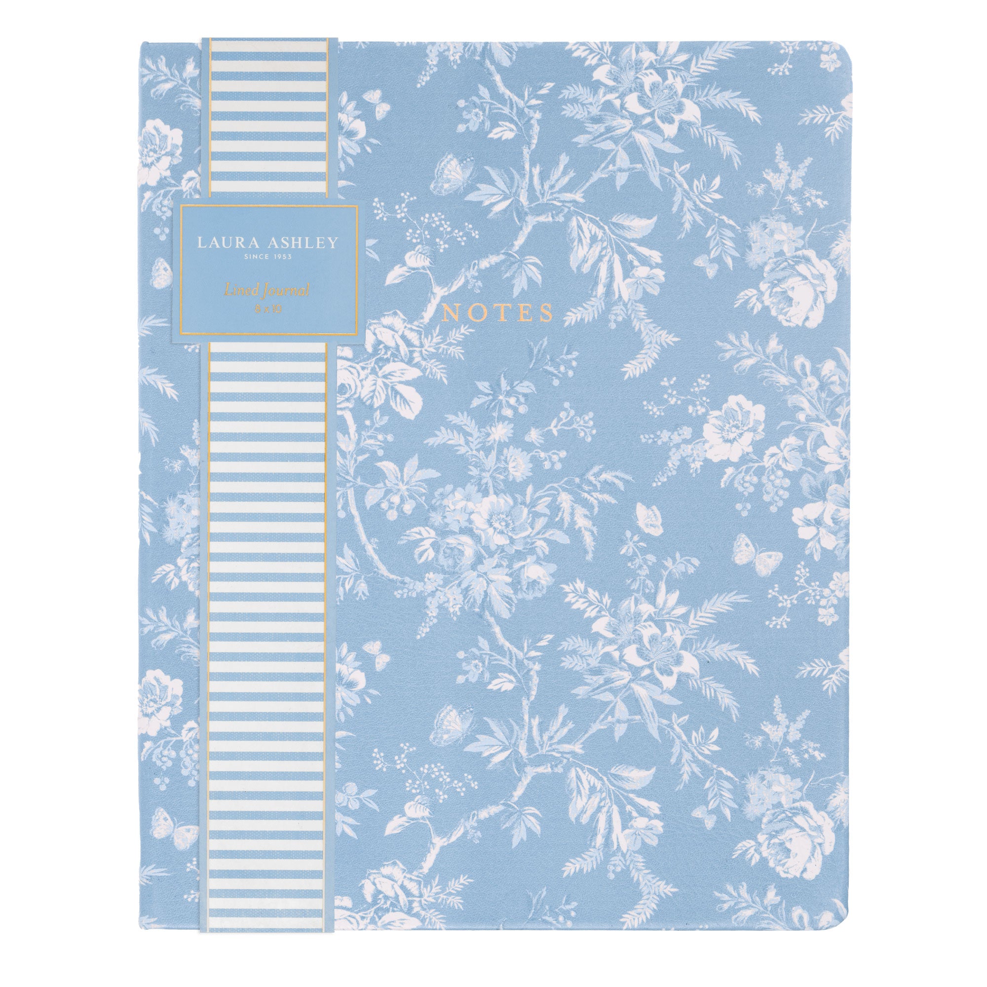 Laura Ashley Heirloom Cottage Blue Journal | 8" x 10''