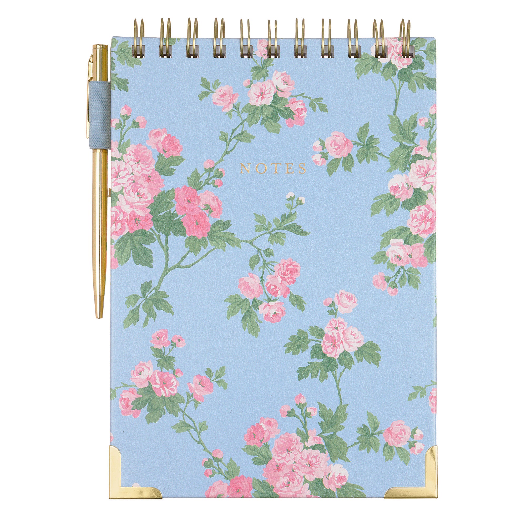 Laura Ashley Garden Blooms Blue Steno Pad