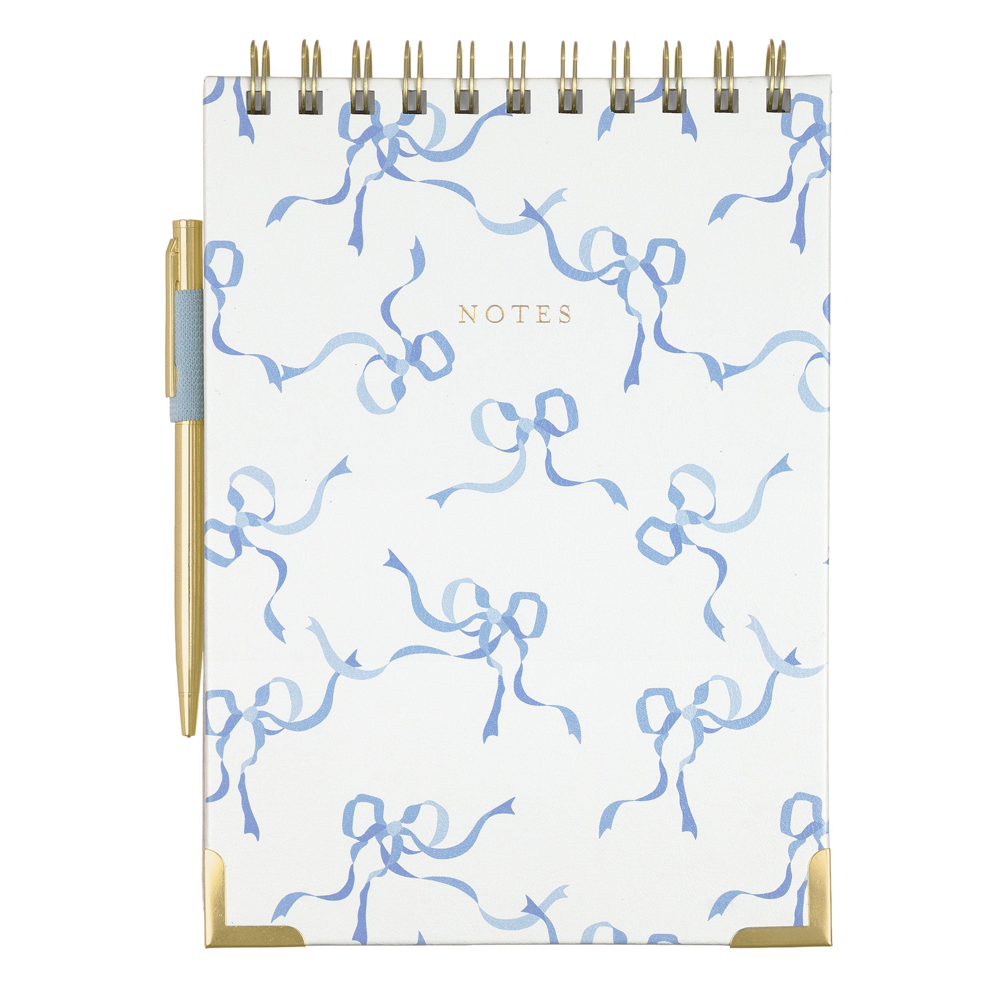 Laura Ashley Heirloom Cottage Blue Bows Steno Pad