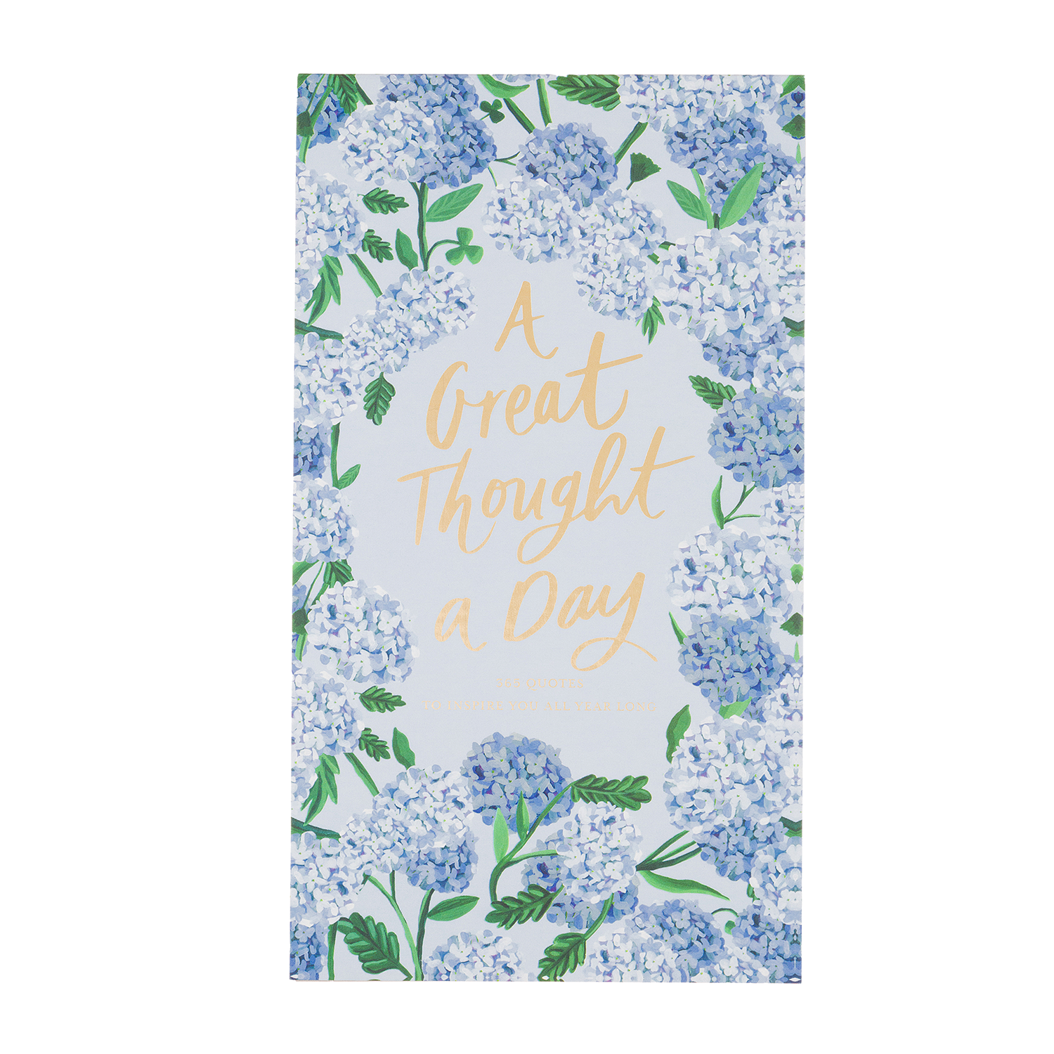 A Great Thought A Day Hydrangea Notepad