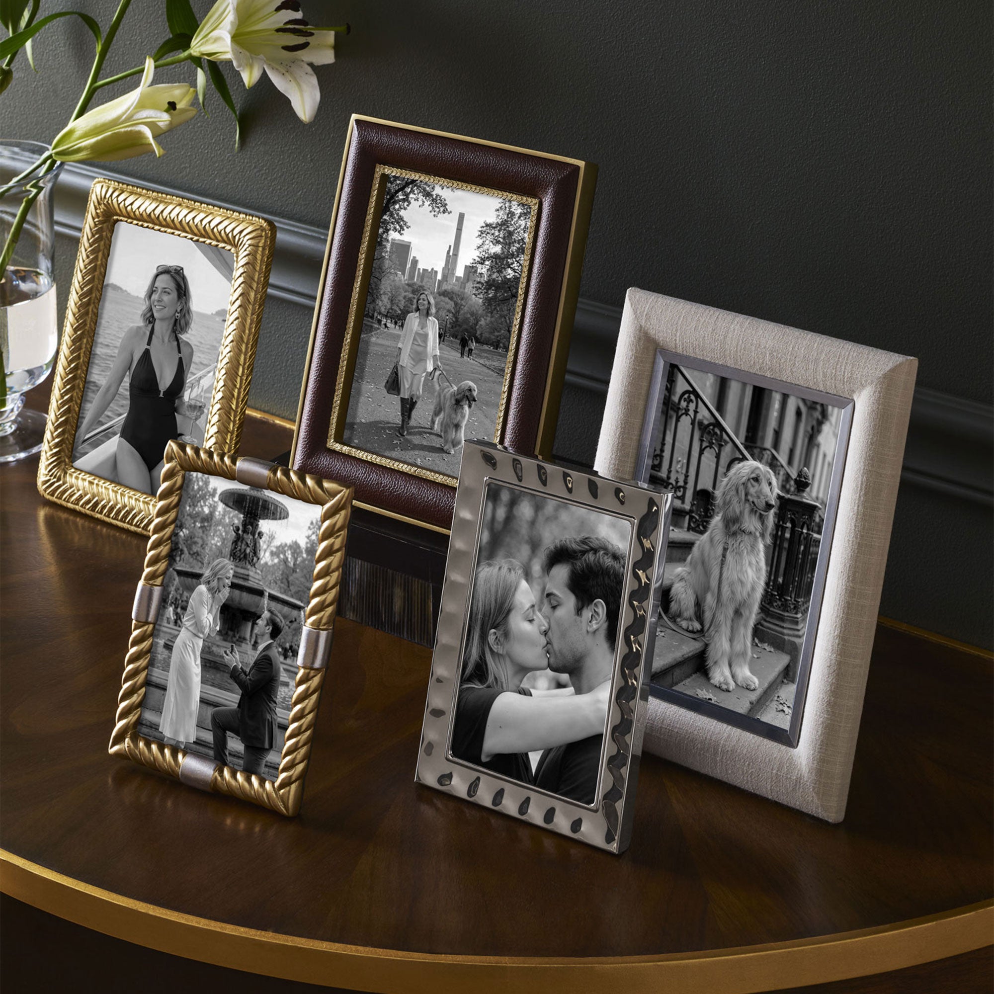 Neiman Marcus Silver Hammered Picture Frame | 5'' x 7''