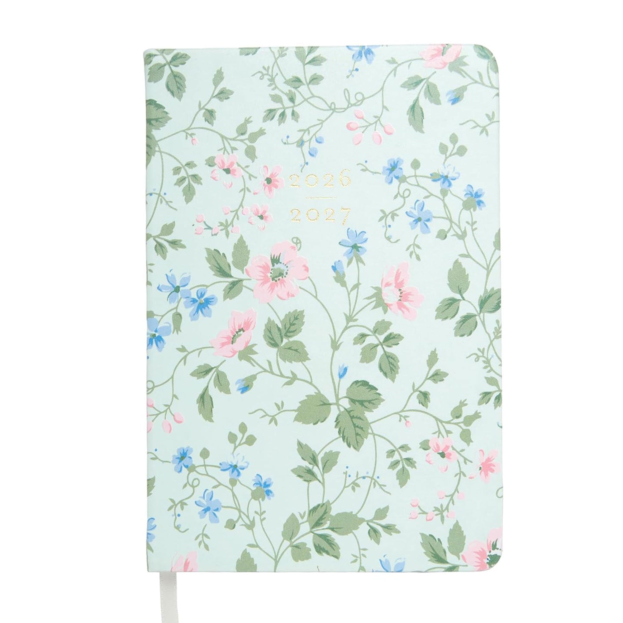 Laura Ashley 2026–2027 Academic Planner | 18 Month | 6" × "8" | Green Floral