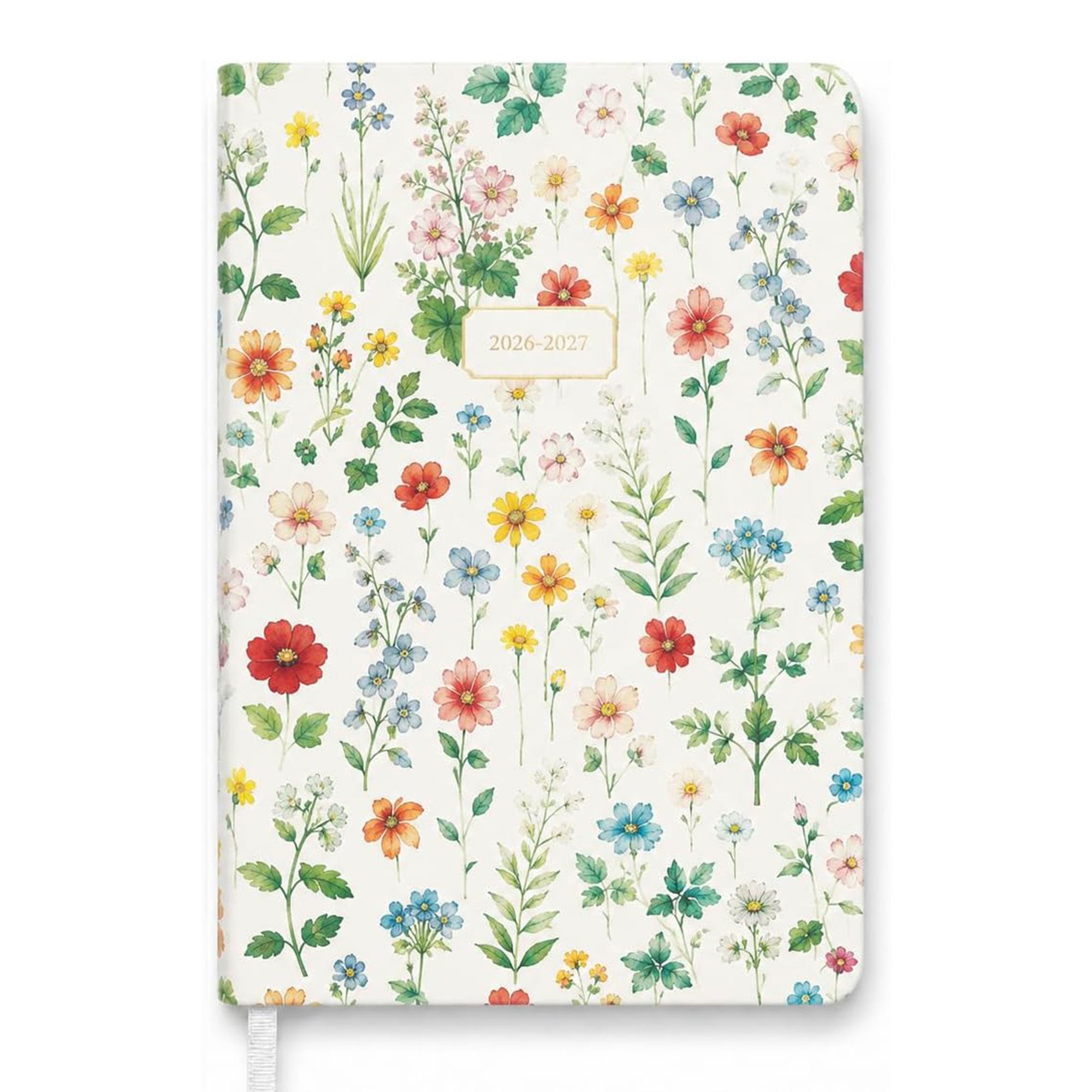 2026–2027 Academic Planner | 18 Month | 6" × "8" | Bright Multi Floral