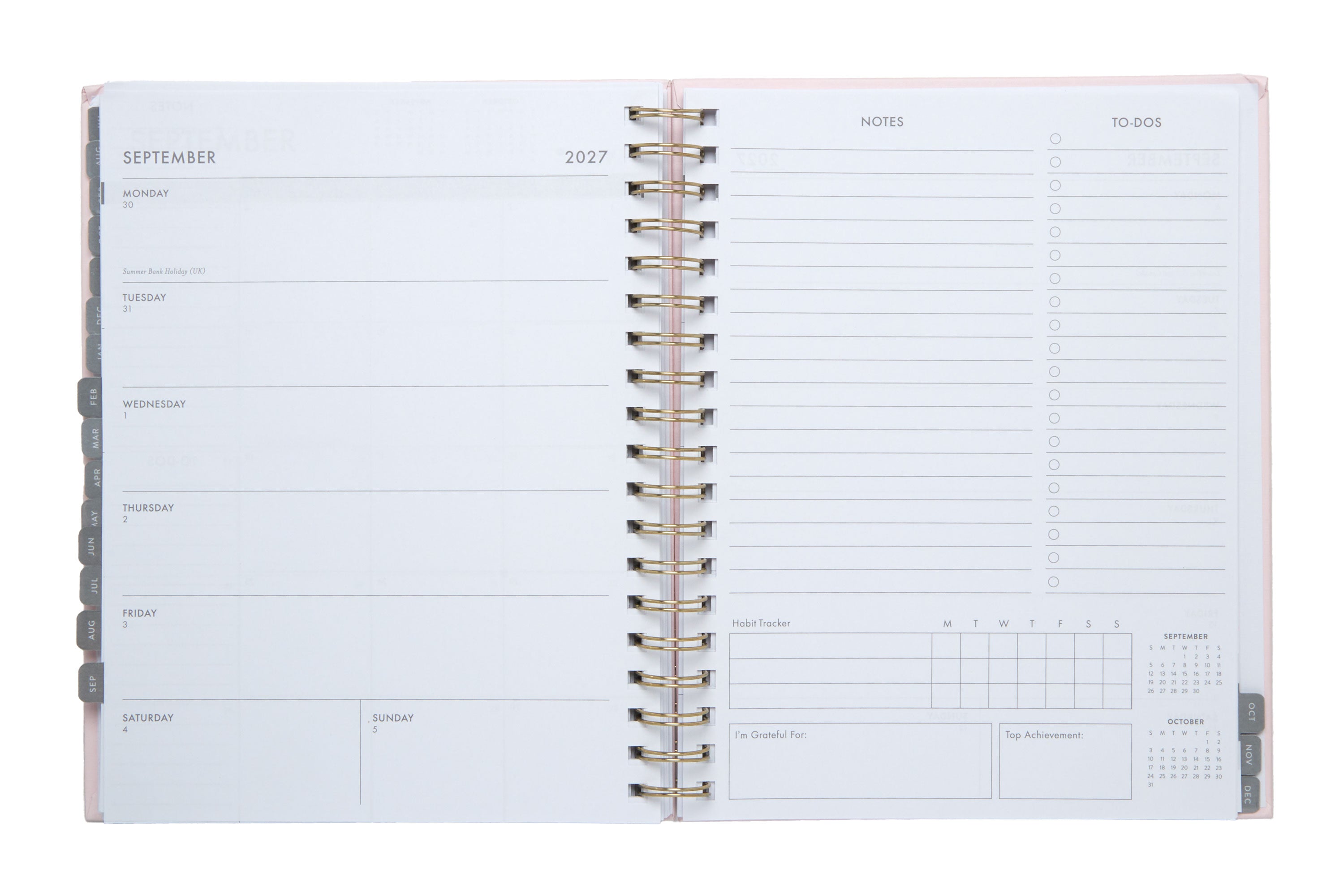 2026–2027 Academic Planner | 18 Month | 8" × "10" | Pink