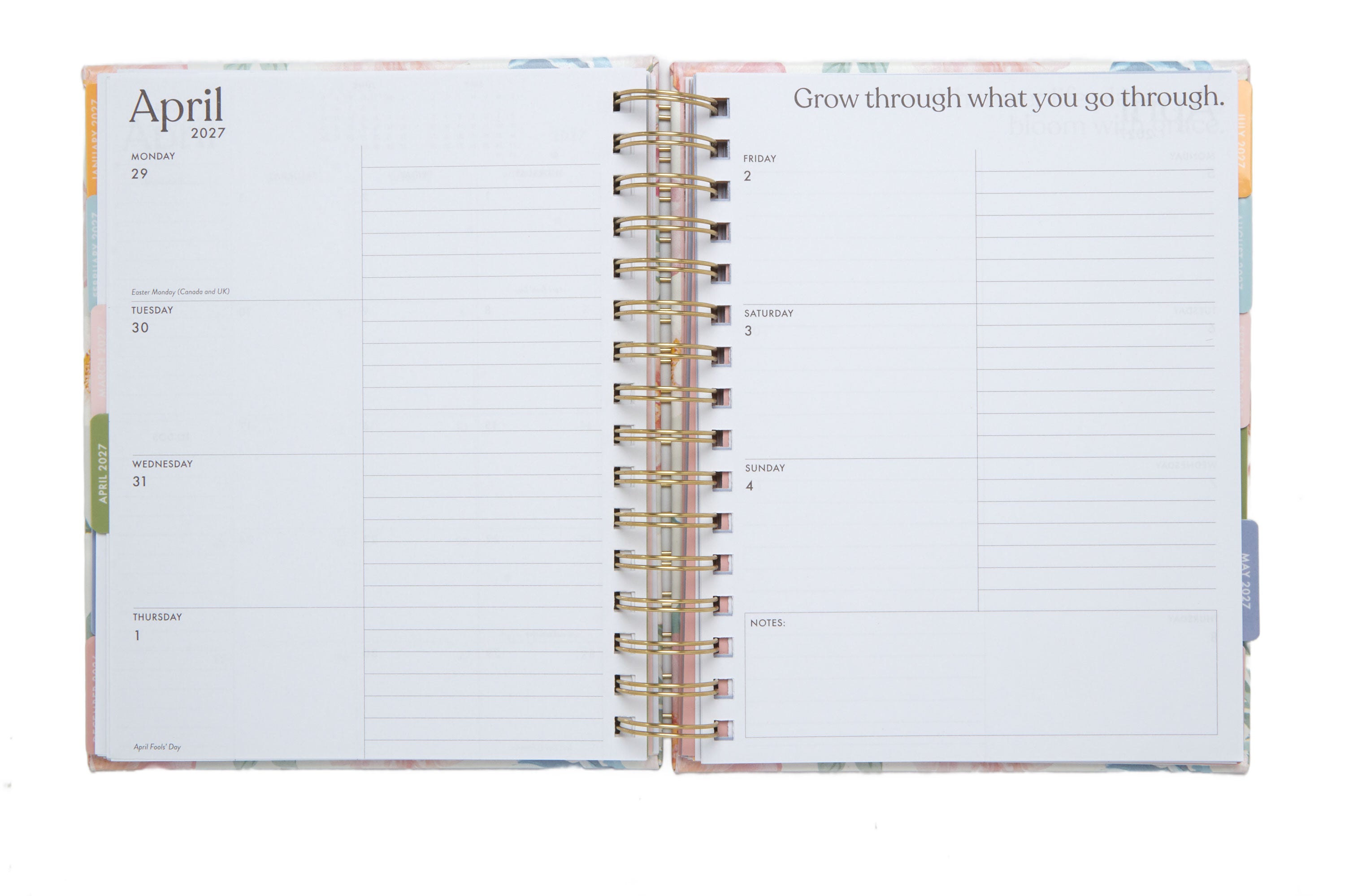2026–2027 Academic Planner | 18 Month | 7" × "9" | Multi Blooms