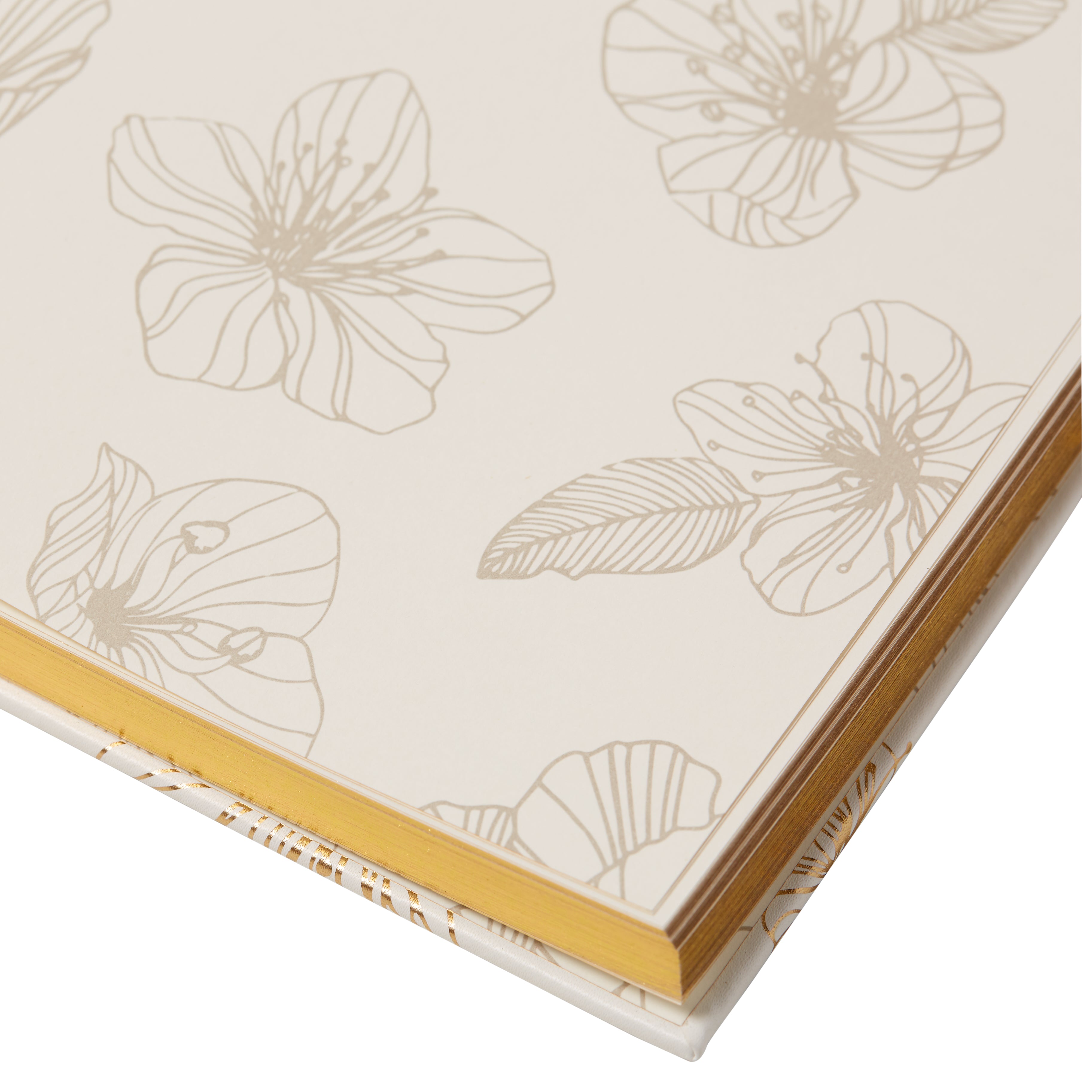 Gilded Floral Desk Journal