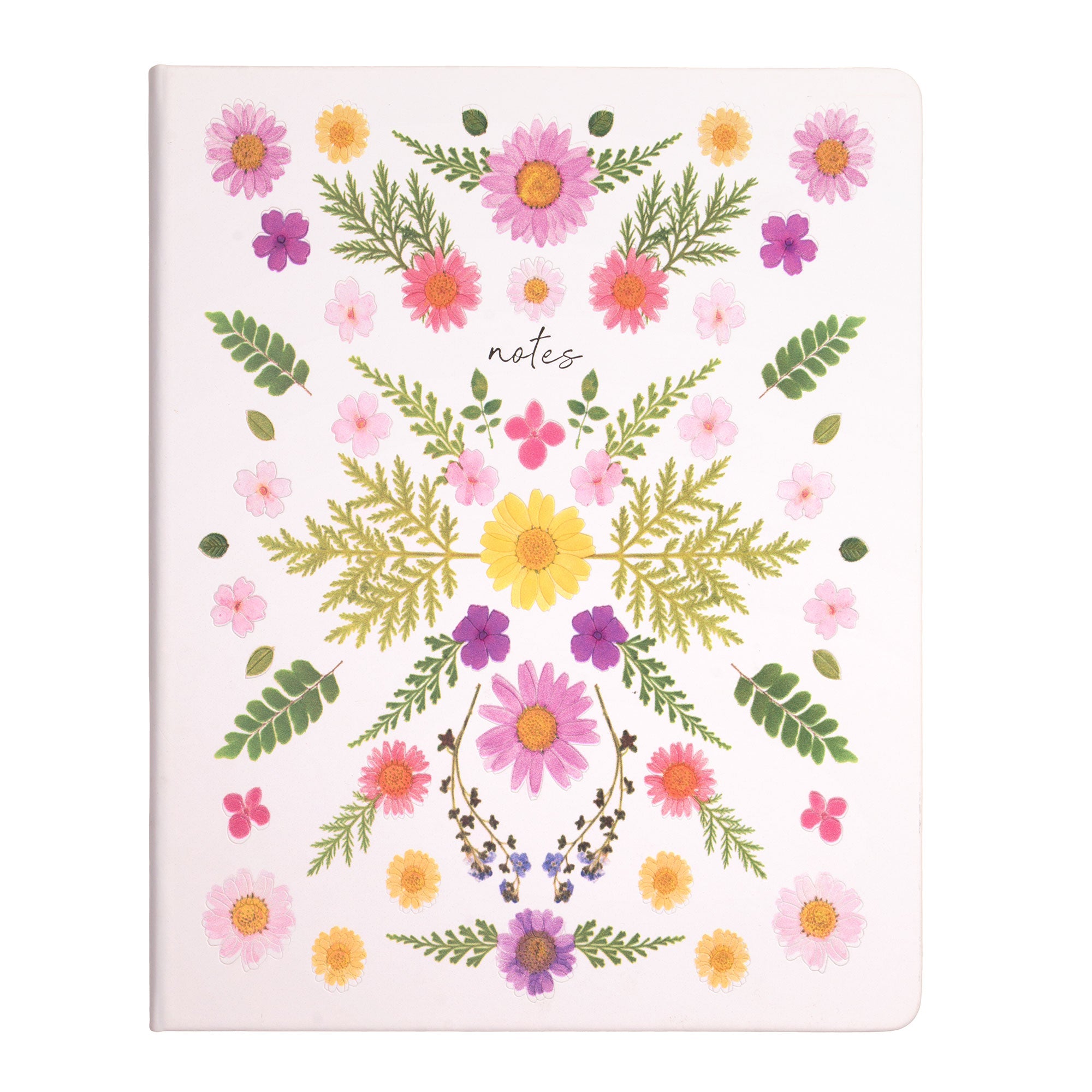 Pressed Floral Desk Journal
