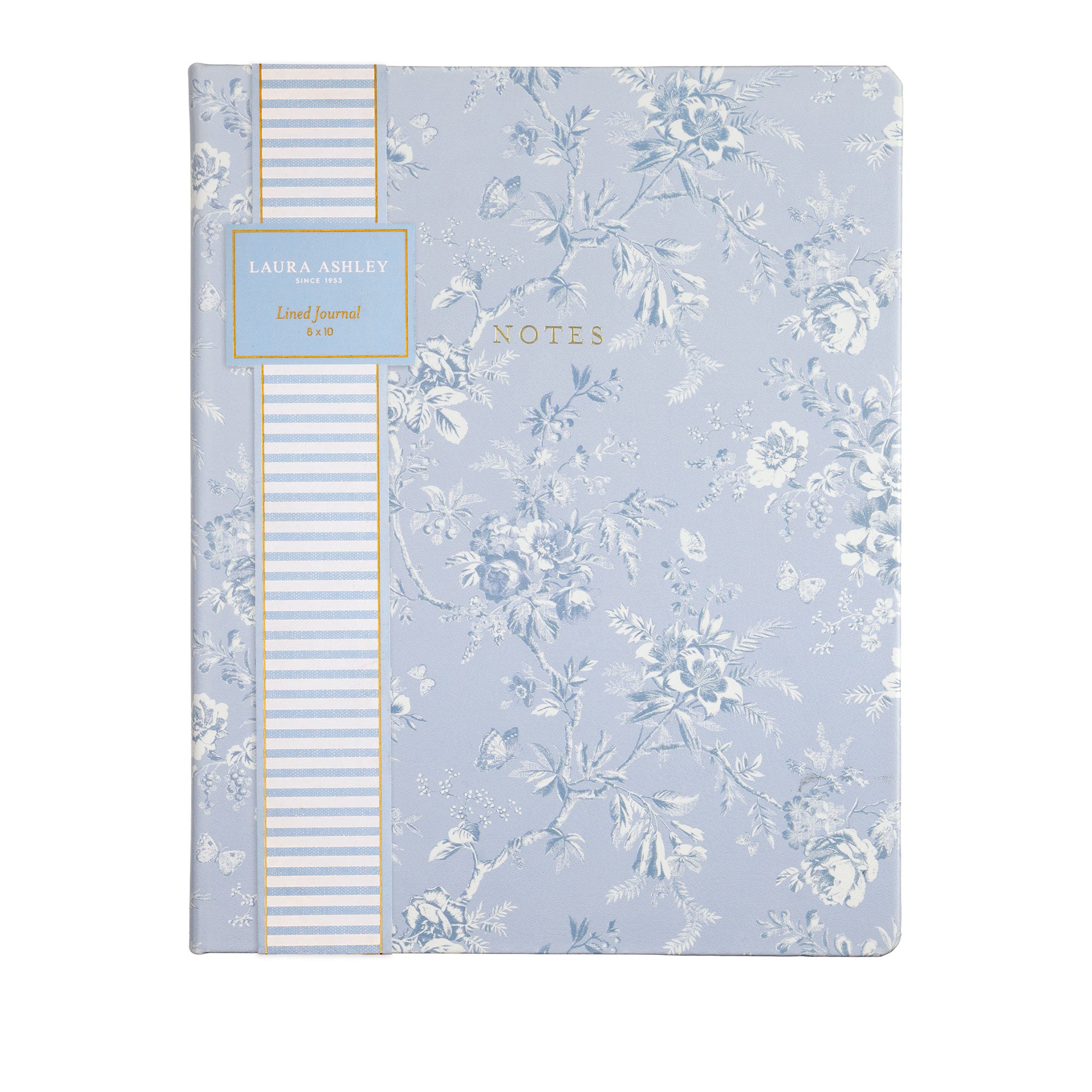 Laura Ashley Heirloom Cottage Blue Journal | 8" x 10''