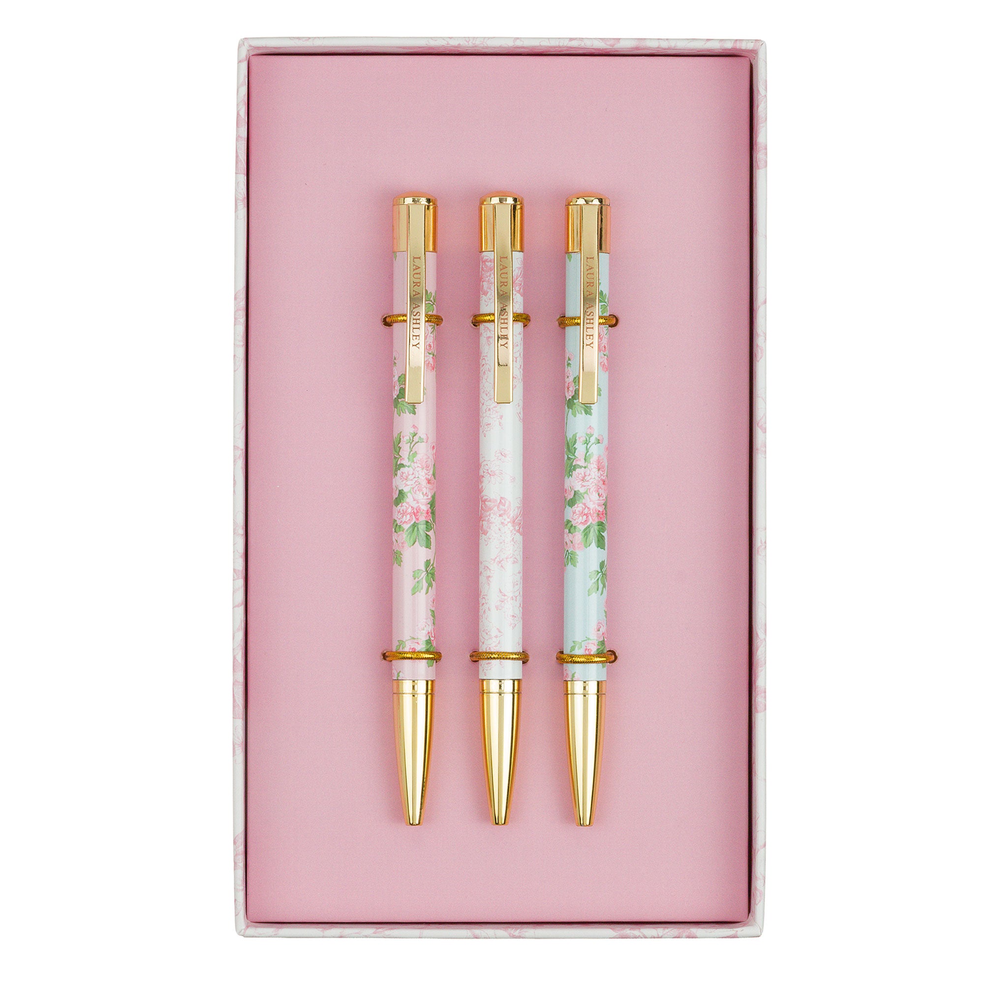 Laura Ashley Garden Blooms Pen Set of 3