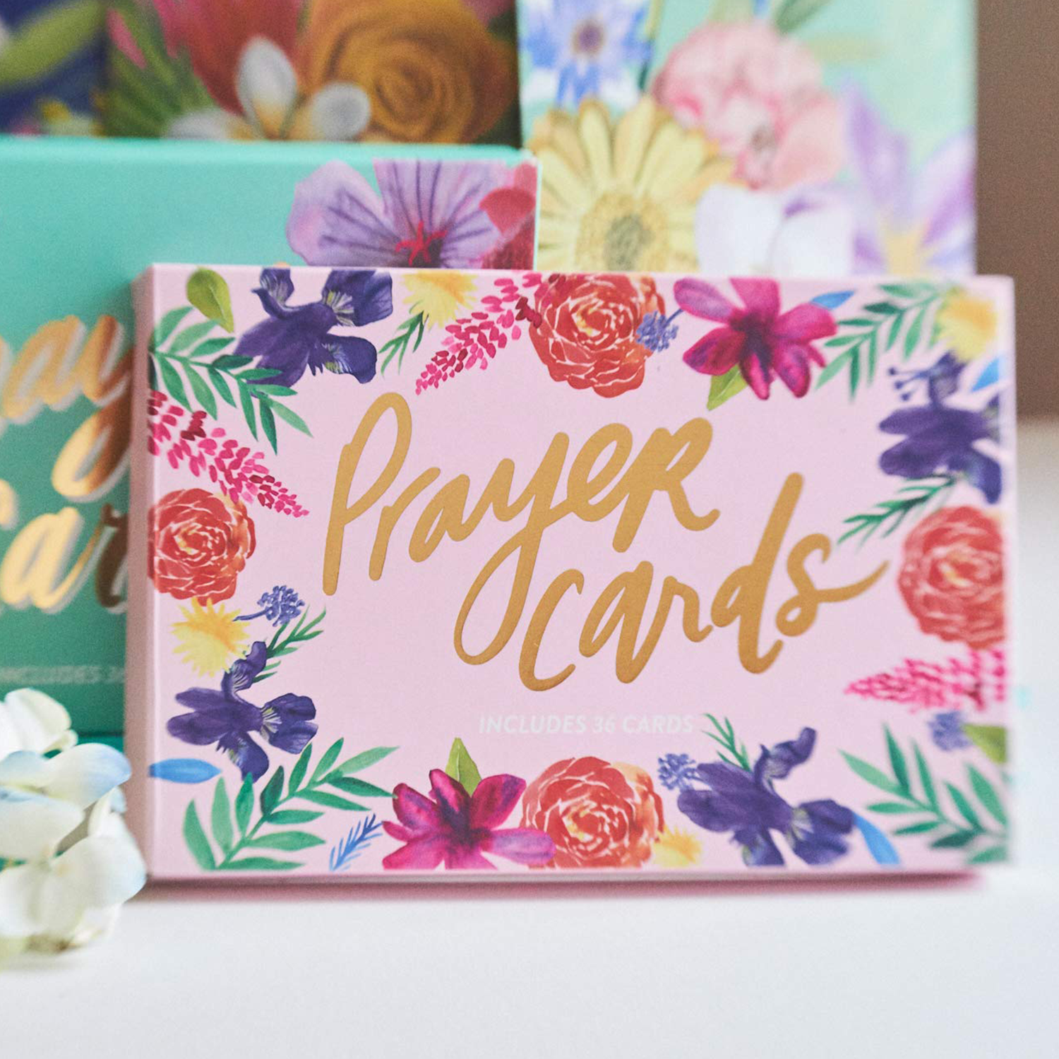 Floral Wreath Prayer Cards